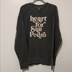 Black Graphic Men's Sweater